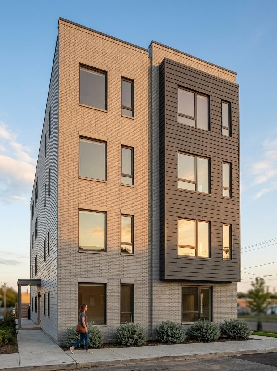 2739 W Monroe — pre-development rendering, Chicago