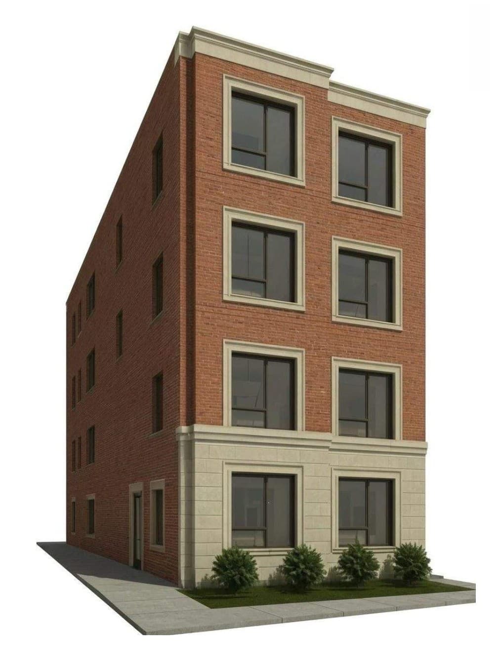 3643 S MLK — pre-development rendering, Chicago